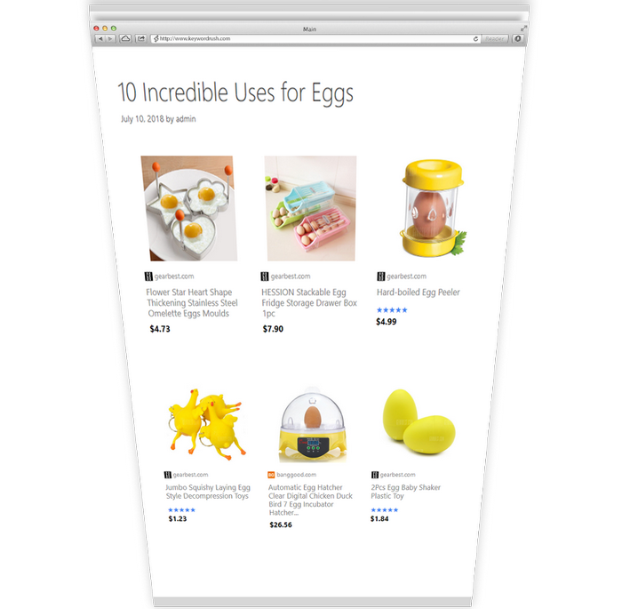 Affiliate Egg - Complemento de WordPress para marketing de afiliados de nicho - 2