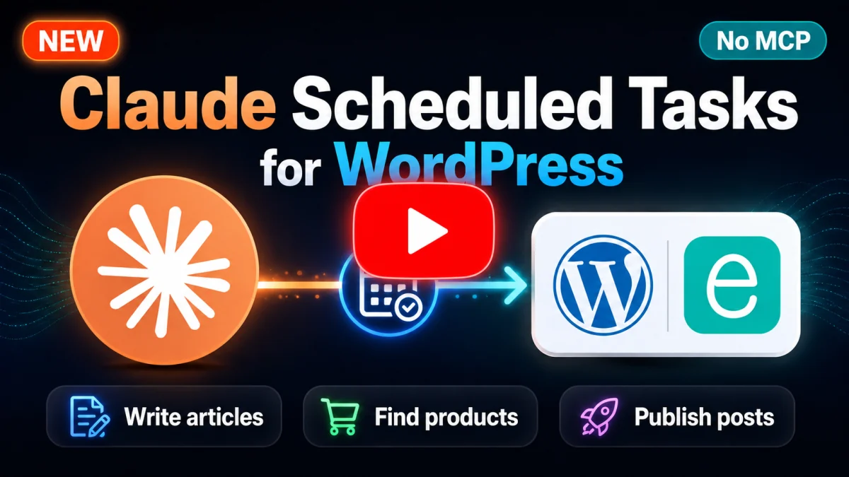 Claude scheduled tasks for WordPress — automate article publishing